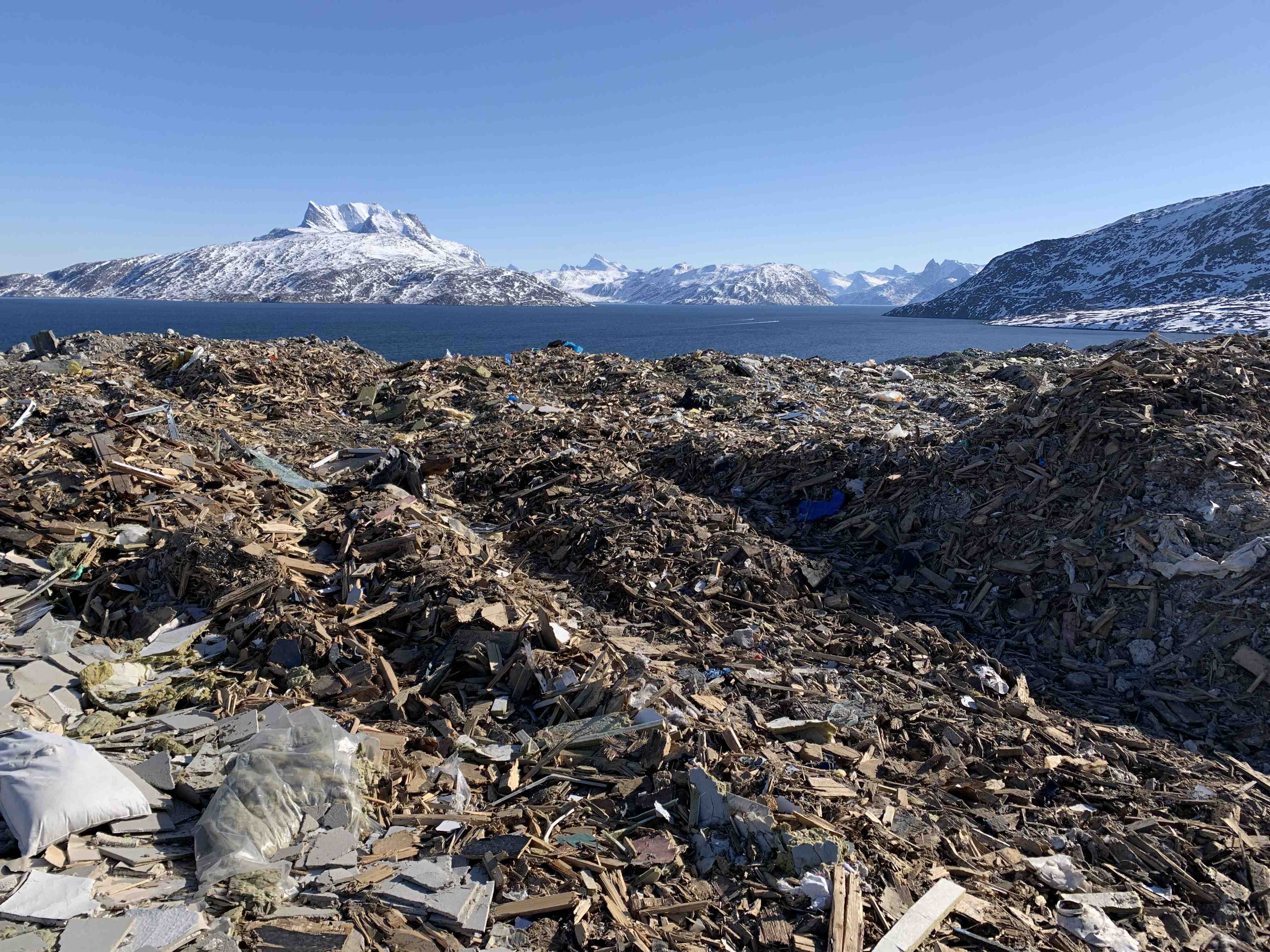 Image showing a thriving Greenlandic community with picturesque landscapes