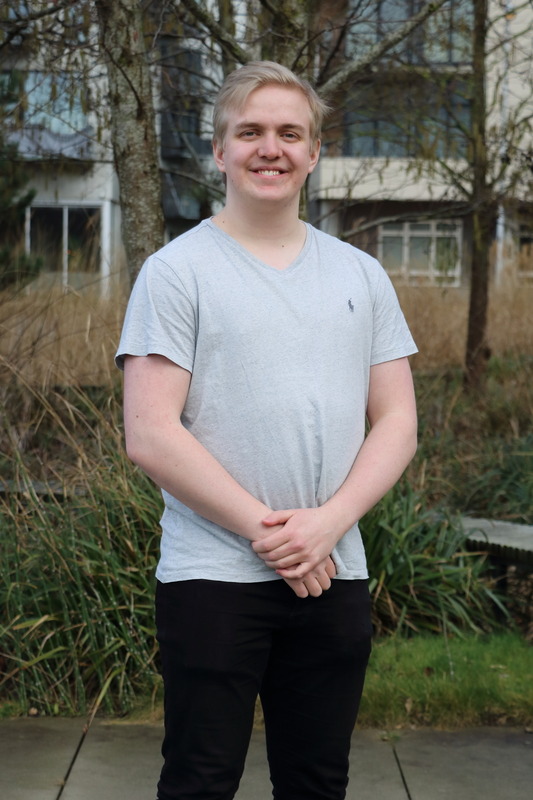 Co-founder Mathias posing for a half-body photo